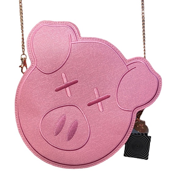 Jeffree Star x Shane Dawson pink pig crossbody chain purse NWT - Picture 7 of 7